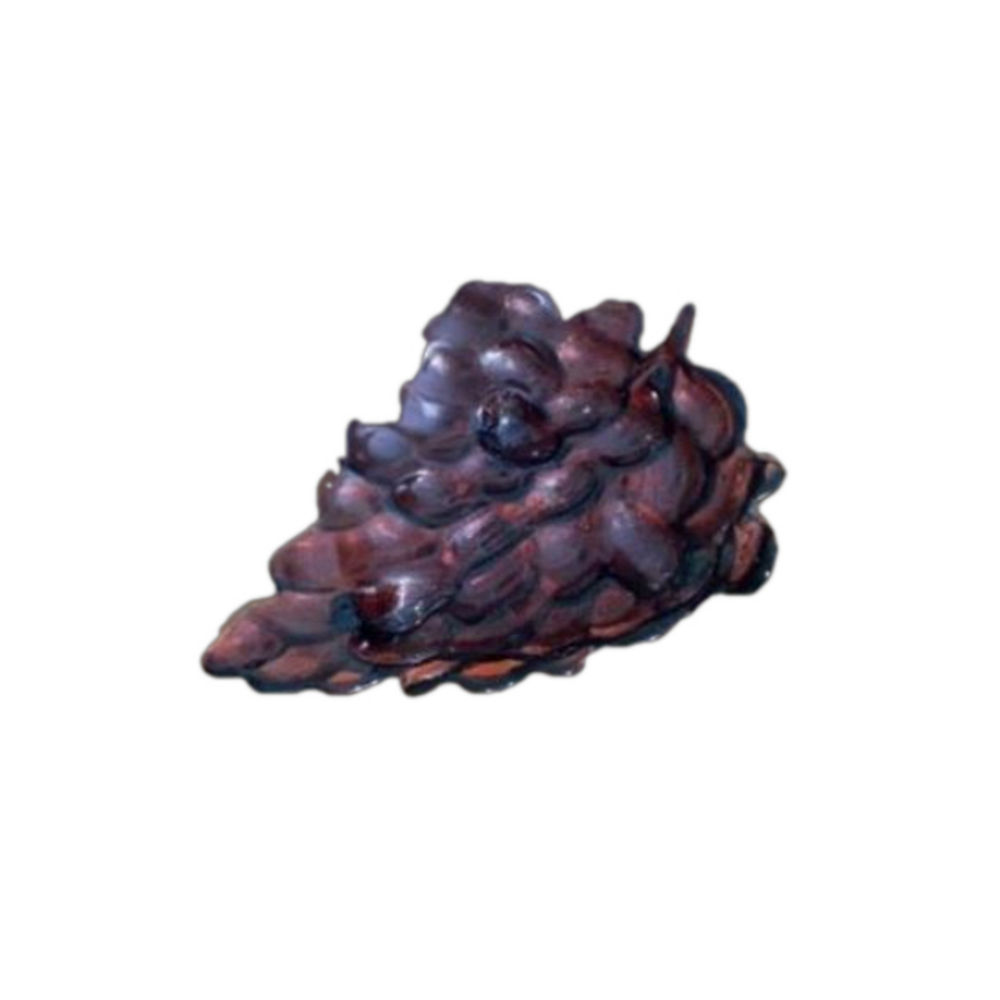 Purple Art Glass Grape Serving Bowl. Vintage Amethyst bowl shaped like grapes